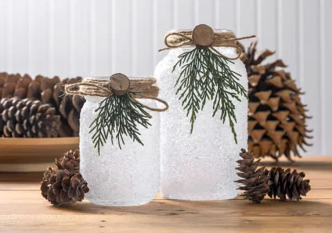 Snowy Jar