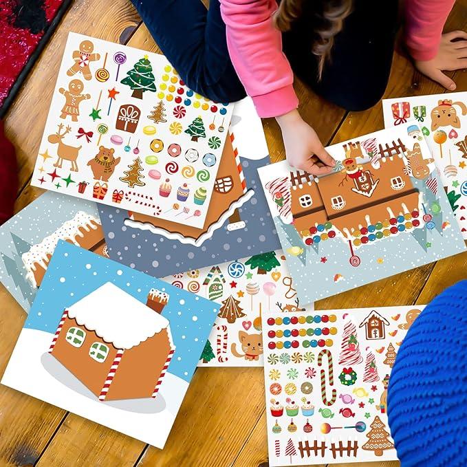 Gingerbread House Stickers