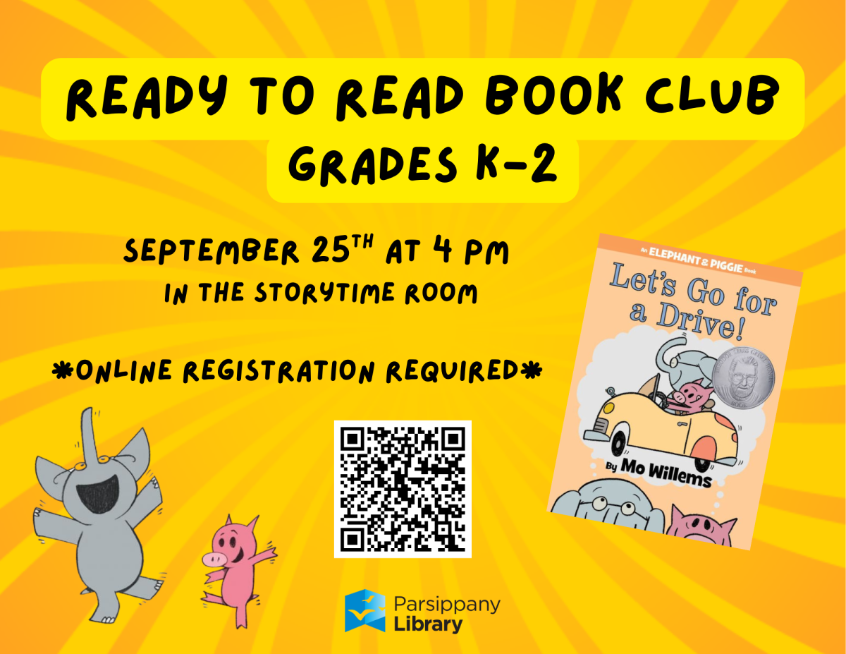 Ready To Read Book Club Flyer